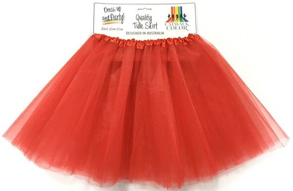 Tulle Skirt Red CCTSRed