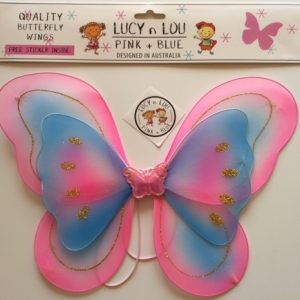 Butterfly Wings – Fushia Glitter