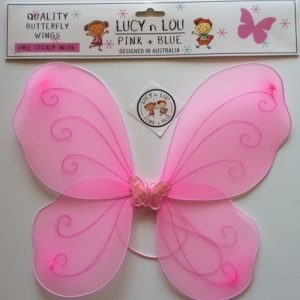 Butterfly Wings – Pink Scroll