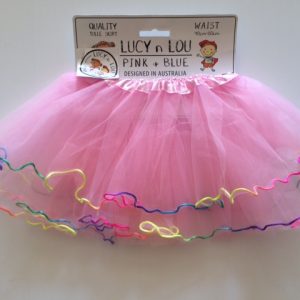 Tulle Skirt – Pink Rainbow Frill