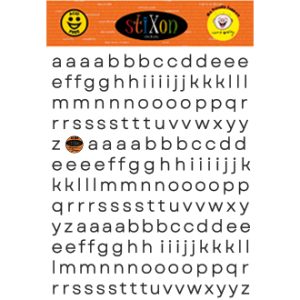 Alphabet Sml Black